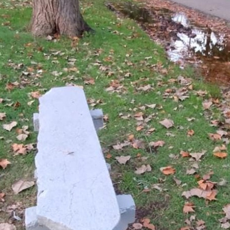 Reclamo por la puesta en valor de la Plaza "Carlos Alberto Hornos" en Abasto