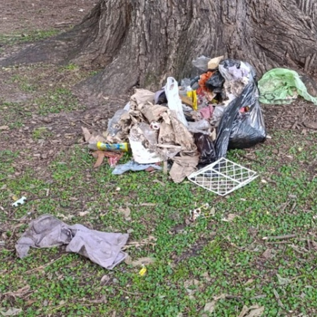 El Parque Saavedra presenta zonas de notable abandono