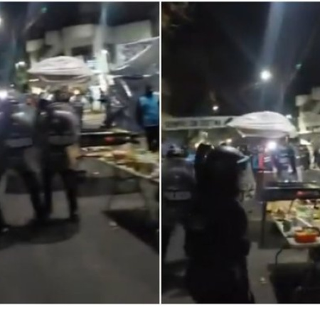 Policía de la Ciudad desalojó inmediaciones de la casa de Cristina: sacaron parrillas y gazebos