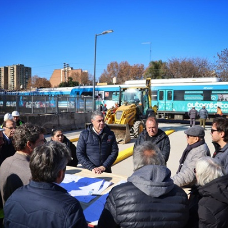 Avanza el nuevo paso bajo nivel del tren Sarmiento que beneficiará a vecinos de Liniers y Villa Luro