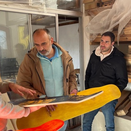 La Plata: En Villa Elisa, Leandro Bazze se reunió con emprendedores
