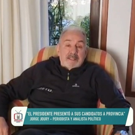 En la TV platense, Joury dijo que la campaña será polarizada, y así lo dio a entender Milei