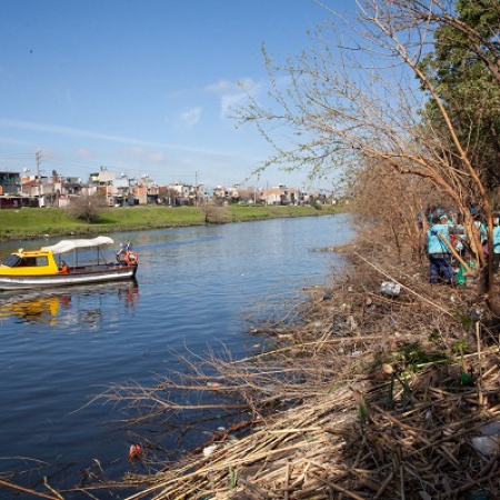 Voluntarios plantaron 500 árboles en el Camino de Sirga del Riachuelo