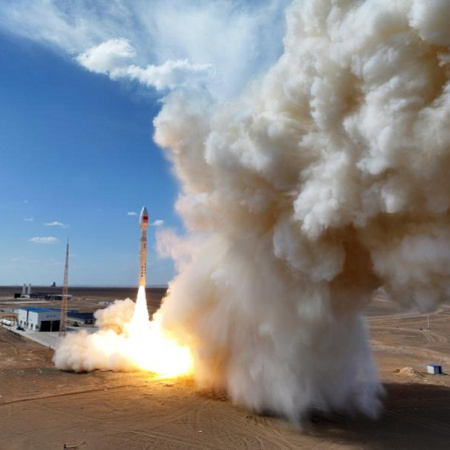 China lanzó con éxito nuevo satélite de prueba