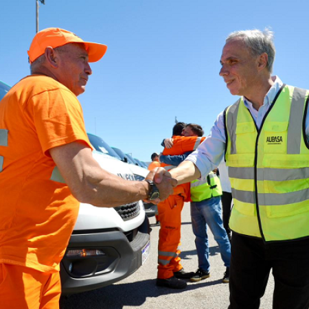 AUBASA incorpora nueva flota de vehículos para mantenimiento y asistencia vial
