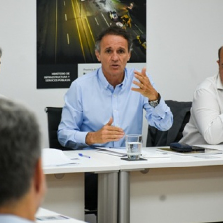 Katopodis e intendentes se reunieron por obras en la Autovía Provincial Ruta 6