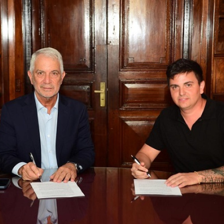 Firman acuerdo para activar el servicio de agua potable en el barrio Las Rosas de Romero