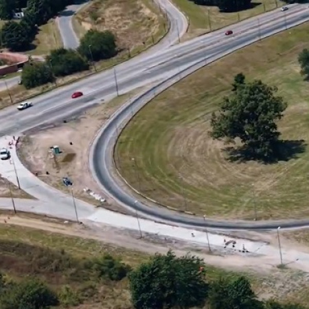 AUBASA: Avanza una importante obra de reconstrucción en el Distribuidor Etcheverry de La Plata