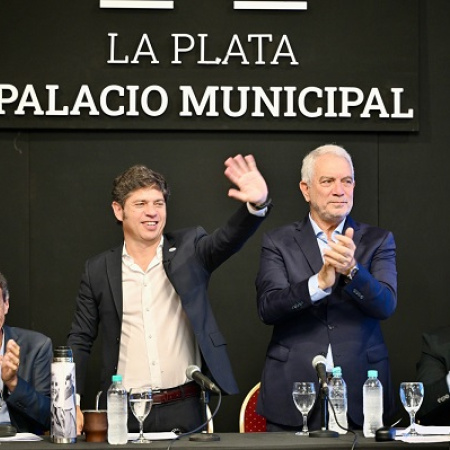 Alak y Kicillof anunciaron la finalización del Acueducto Norte y presentaron nuevas obras para La Plata