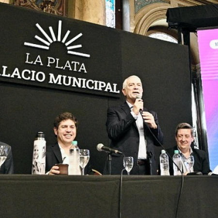 Alak y Kicillof anunciaron la segunda etapa de obras hídricas para La Plata