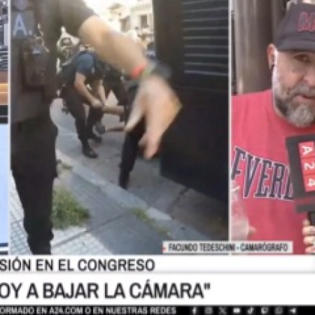 Incidente entre la Policía Federal y un camarógrafo de A24: respaldo de Arietto, denuncia de Pagano y críticas desde la UCR