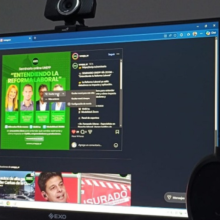 Seminario online: Especialistas analizarán los alcances de la reforma laboral