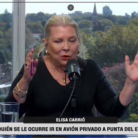 Caso Adorni: "es lo más bizarro que he visto", dijo Carrió y cargó contra "el look" de la escribana