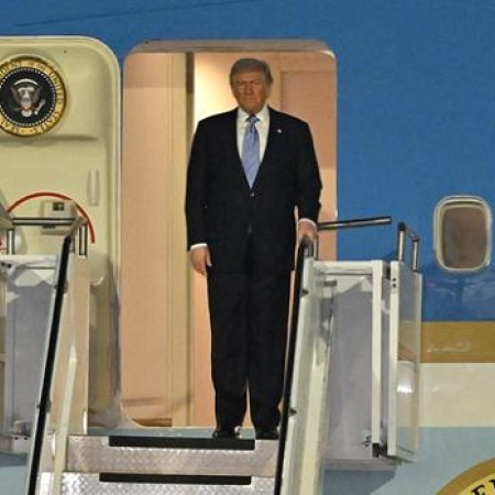 Trump llega a Beijing para una visita de Estado a China