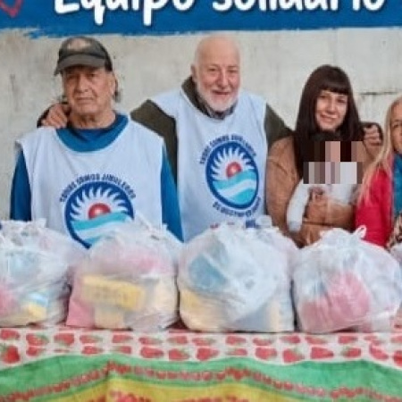 Operativo solidario en Pilar: organizaciones sociales entregaron asistencia en Villa Buide