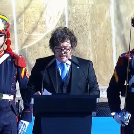 Milei, en el acto del Día de la Bandera: "Belgrano puede ser considerado el primer intelectual liberal económico argentino"