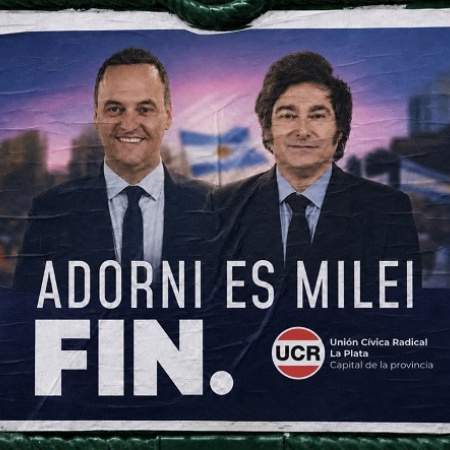 Manuel Adorni renunció y la UCR platense lo ligó al método político de Javier Milei