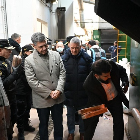 Ciudad de Buenos Aires quemó casi 1.000 kilos de droga secuestrada en operativos