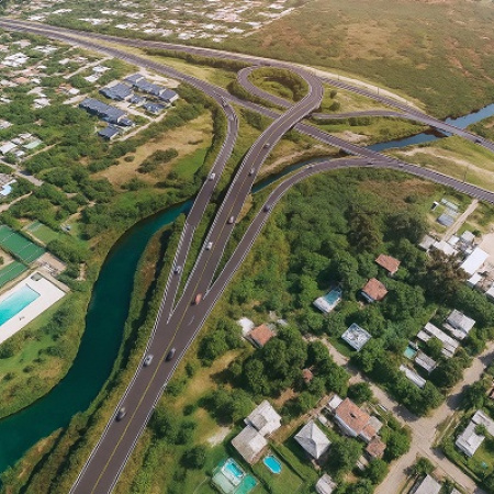 Plan de restitución de árboles en la obra de la nueva bajada de City Bell